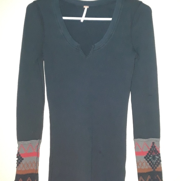Free People Medium Thermal Shirt - Picture 1 of 5